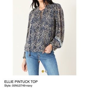 HALE BOB | L | Ellie Pintuck Top | Navy